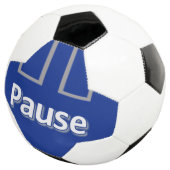 サッカーボール一時停止ブルー サッカーボール (3/4)