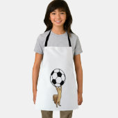 サッカーボール付きリス エプロン (インサイチュ)