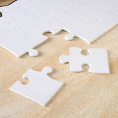 サッカーボール付きリス ジグソーパズル (側面)