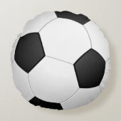 サッカーボール円枕 ラウンドクッション (正面)