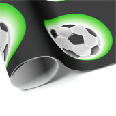 サッカーボール包み紙 ラッピングペーパー (ロールコーナー)