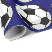 サッカーボール包み紙 ラッピングペーパー (ロールコーナー)