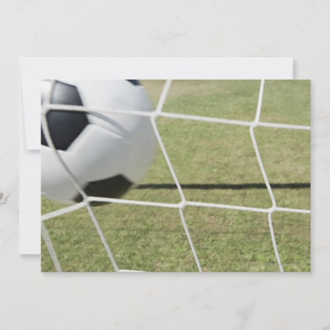 サッカーボール及びゴール (正面)