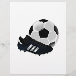サッカーボール及び靴 チラシ