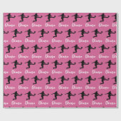 サッカーボール名クリスマスラップサッカー ラッピングペーパー (フラット)