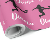 サッカーボール名クリスマスラップサッカー ラッピングペーパー (ロールコーナー)