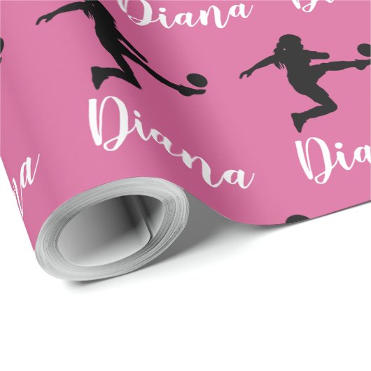 サッカーボール名クリスマスラップサッカー ラッピングペーパー (ロールコーナー)