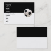 サッカーボール名刺 名刺 (正面/裏面)