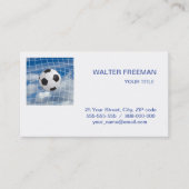 サッカーボール名刺 名刺 (正面)