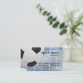 サッカーボール名刺 名刺 (スタンド正面)