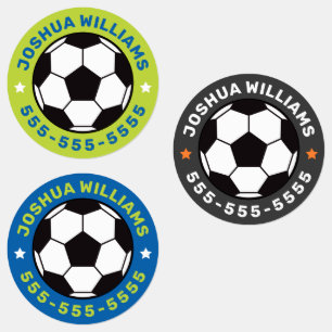 サッカーボール名電話番号ラウンドプロパティ ラベル