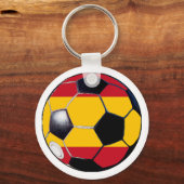 サッカーボール国旗 – スペイン美術館贈答品の贈答 キーホルダー (正面)