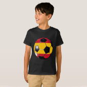 サッカーボール国旗 – スペイン美術館贈答品の贈答 Tシャツ (正面フル)