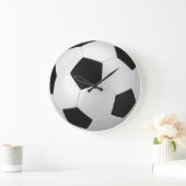サッカーボール壁時計 ラージ壁時計 (ホーム)