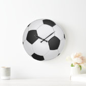 サッカーボール壁時計 ラージ壁時計 (ホーム)