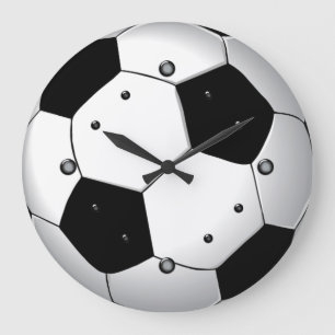 サッカーボール壁時計 ラージ壁時計