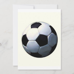 サッカーボール招待状 招待状