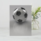 サッカーボール招待状 招待状 (スタンド正面)