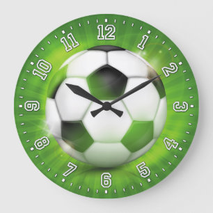 サッカーボール時計 ラージ壁時計
