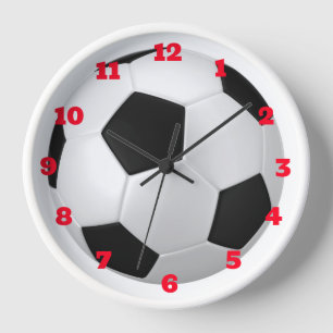サッカーボール時計 壁時計