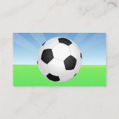 サッカーボール晴れの日スポーツコーチ 名刺 (裏面)