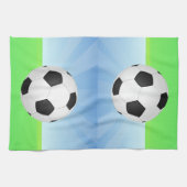 サッカーボール晴れの日 キッチンタオル (横)