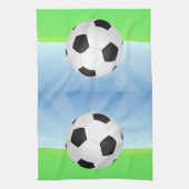 サッカーボール晴れの日 キッチンタオル (縦)