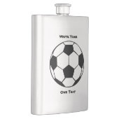 サッカーボール書-自分の文字 フラスク (右)