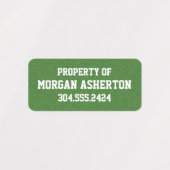 サッカーボール服 ラベル (デザイン1)