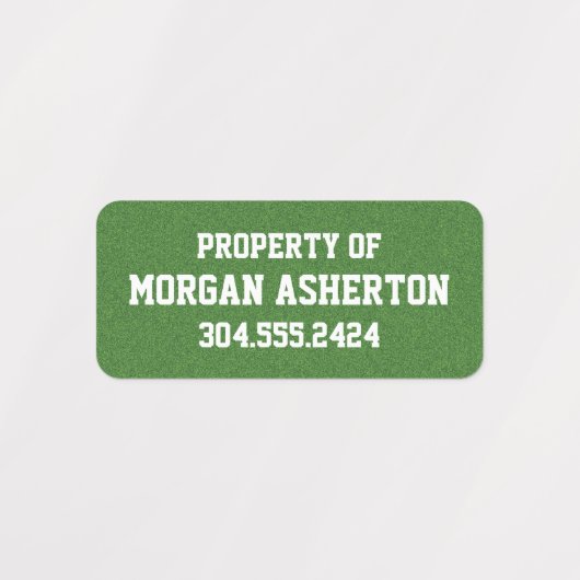 サッカーボール服 ラベル (デザイン1)