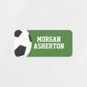 サッカーボール服 ラベル (デザイン2)