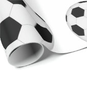 サッカーボール柄の包装紙 ラッピングペーパー (ロールコーナー)