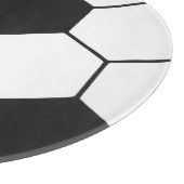 サッカーボール柄 幾何学模様プリント カッティングボード (角)
