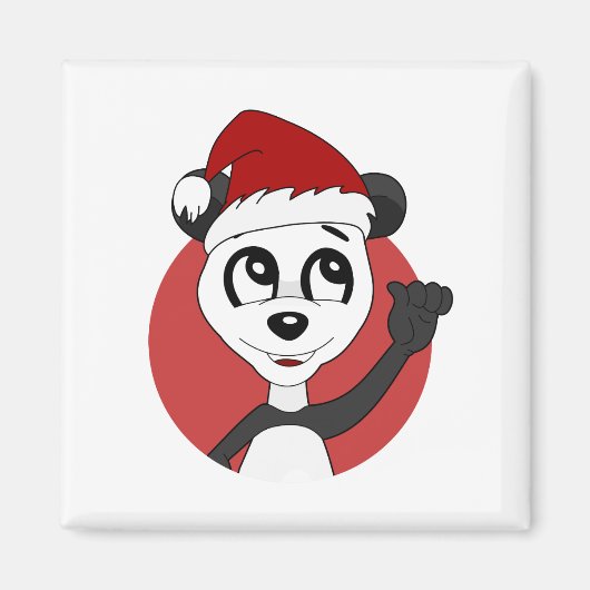 サッカーボール漫画のマグネットを持つライオン マグネット (正面)