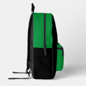 サッカーボール漫画を持つライオン プリントバックパック (左)