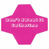 サッカーボール熱ピンク&白ボール サッカーボール (フラット)