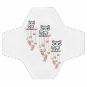 サッカーボール猫ニャーニャー サッカーボール (フラット)