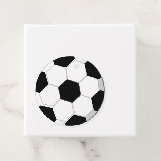 サッカーボール男の子の誕生日ベクトルグラフィック フェイバータグ (インサイチュ)