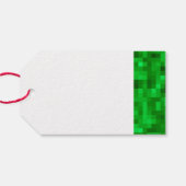 サッカーボール番号チーム名グリーングラスキッズ ギフトタグ (裏面横)