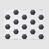 サッカーボール白黒スポーツ用品 薄葉紙 (正面)