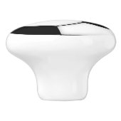 サッカーボール磁器製ノブ セラミックノブ (側面)