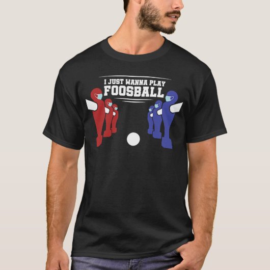 サッカーボール競技用卓上マスクパン Tシャツ (正面)