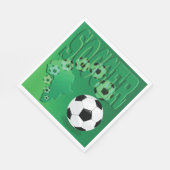 サッカーボール紙ナプキン スタンダードランチョンナプキン (角)