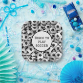 サッカーボール紙プレート ペーパープレート (パーティー)