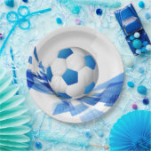 サッカーボール紙プレート ペーパープレート (パーティー)