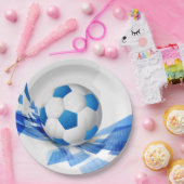 サッカーボール紙プレート ペーパープレート (パーティー)