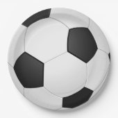 サッカーボール紙プレート ペーパープレート (正面)