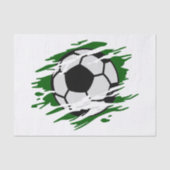 サッカーボール細断 薄葉紙 (正面)