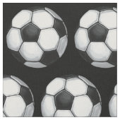 サッカーボール色彩の鮮やかなPattrern ファブリック (クローズアップ)