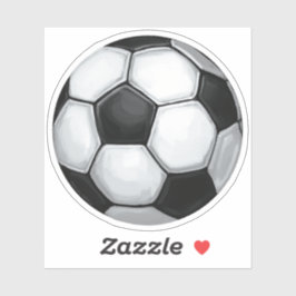 サッカーボール色彩の鮮やかアート シール